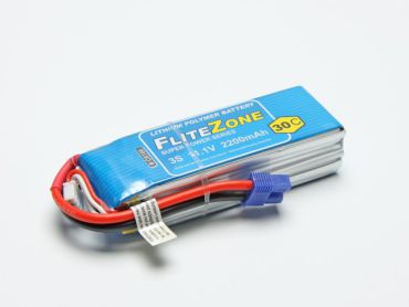 LiPo Akku FliteZone 2200 - 11,1V + EC3
