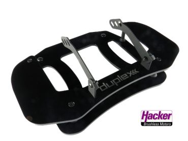HACKER Acryl-Pult (schwarz) DS Sender DUPLEX 2,4EX