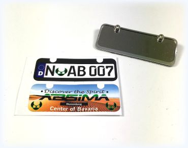 Absima Miniatur Kennzeichenhalter - Nummernschild