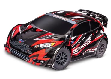 TRAXXAS Ford Fiesta ST 4x4 BL-2S rot 1/10 Rally RTR BL-2S Brushless, HD-Teile, ohne Akku/Lader