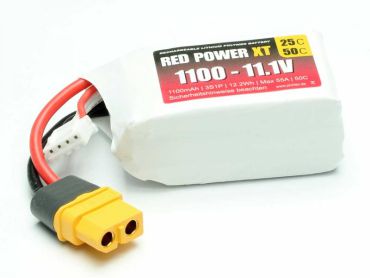 LiPo Akku RED POWER XT 1100 - 11,1V