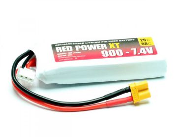 LiPo Akku RED POWER XT 900 - 7,4V