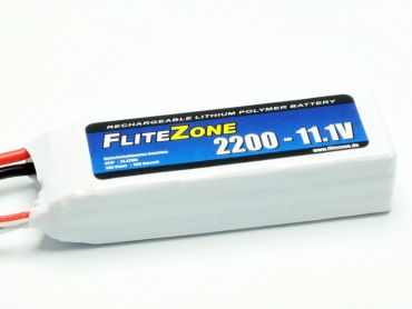 LiPo Akku FliteZone 2200 - 11,1V + Deans T